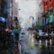 St. Catherine Street Rain Poster Print by Mark Lague - Item # VARPDXL830D